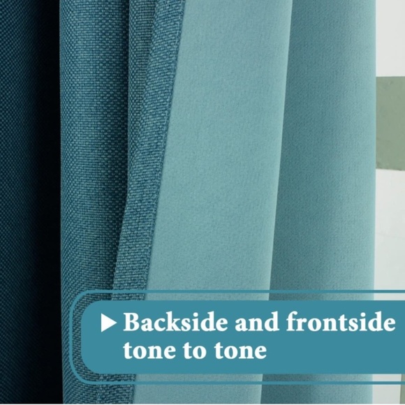 1 BLACKOUT CURTAIN PANEL. New. H. VERSAILTEX 52”x 63”.Copper grommets. Warranty - Picture 7 of 7